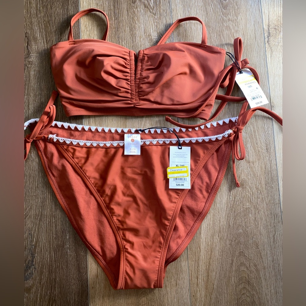 Shade & Shore Rust Bikini Set